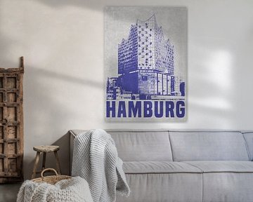 Die Elbphilharmonie, Hamburg von DEN Vector