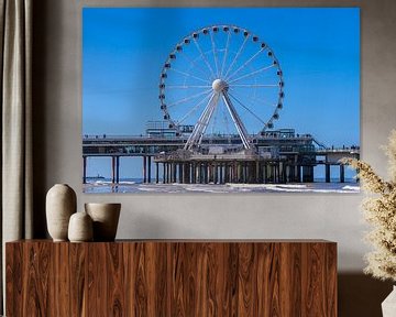 Ferris wheel and part of Scheveningen pier by Samantha Kagie