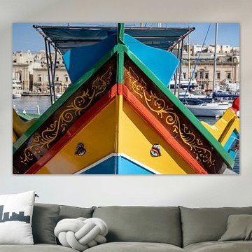 the familiar eyes on Malta's wooden boat