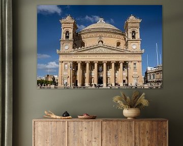 la célèbre église Rotunda de Mosta à Malte