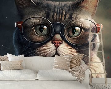 Comic Cat by Natasja Haandrikman