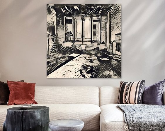 Example of the artwork in a room