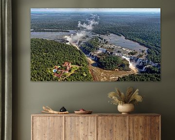 Die Iguazu-Fälle aus der Luft von x imageditor