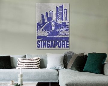 Singapore Merlion Park by DEN Vector