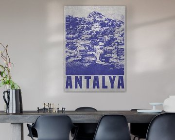 Prachtig eiland op Antalya van DEN Vector