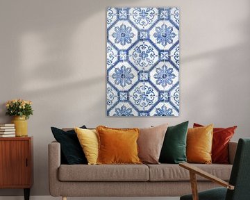 Azulejo Tegels in Portugal in Blauw en Wit