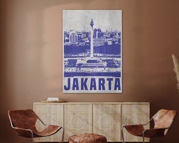 Nationaal Monument in Djakarta van DEN Vector