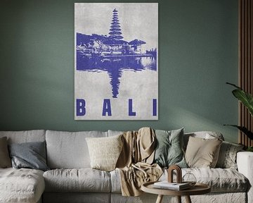 Île de Bali, Indonésie sur DEN Vector