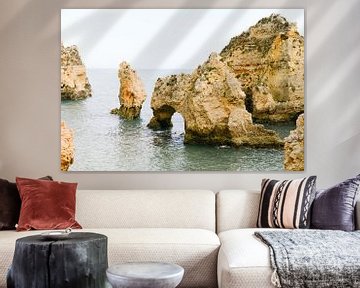 Felsen von Portugal | Algarve | Meer | Ozean | Reisefotografie von Mirjam Broekhof