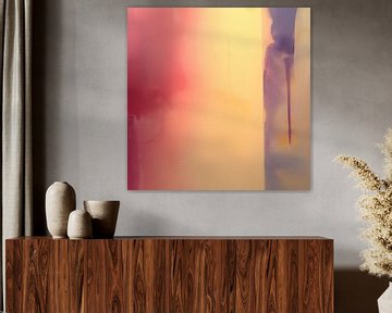 Modern abstract "warm glow" van Studio Allee