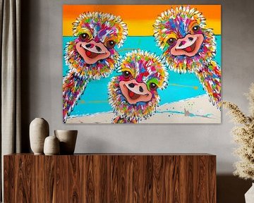 Cheerful trio by Happy Paintings