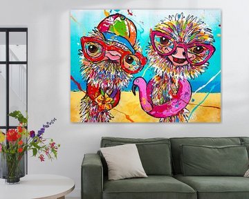 Klaar om te zwemmen van Happy Paintings