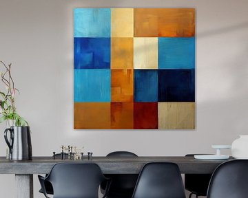 Immense blue/brown spaces by Color Square