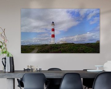 De prachtige vuurtoren van Tarbat Ness