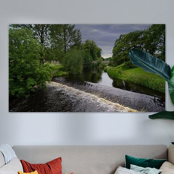 Der Fluss Lossie in Elgin in  Schottland