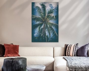 Palmboom in Miami van Aiji Kley
