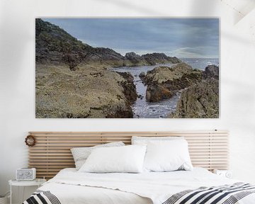 Landschap bij Bow Fiddle Rock van Babetts Bildergalerie