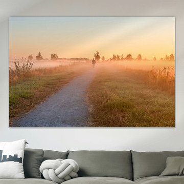 Läufer Sonnenaufgang