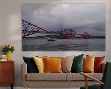 Forth Bridge in Edinburgh van Babetts Bildergalerie