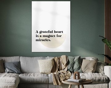 Grateful Heart | Black by Bohomadic Studio
