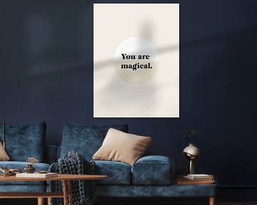 You Are Magical | Noir sur Bohomadic Studio