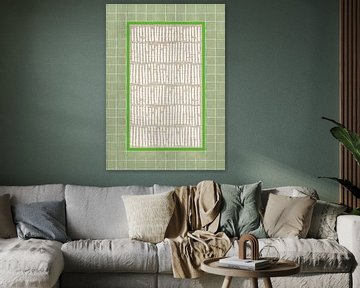 TW Living - tile collection - IBIZA RETRO 1 GREEN sur TW living