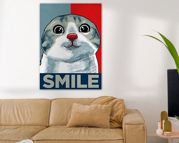 Smile Cat Meme by Adam Khabibi