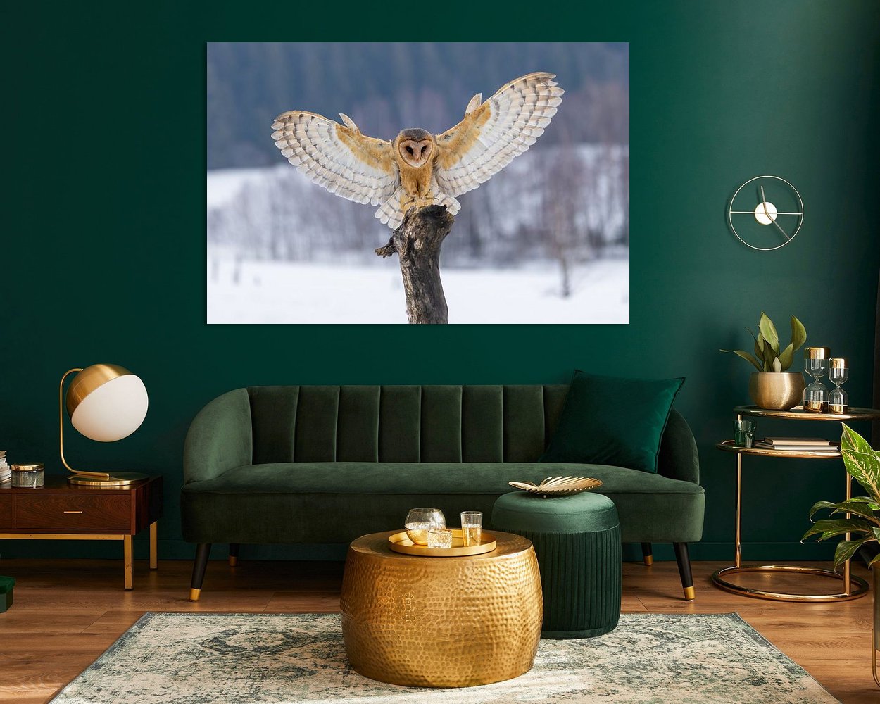 Example of the artwork in a room