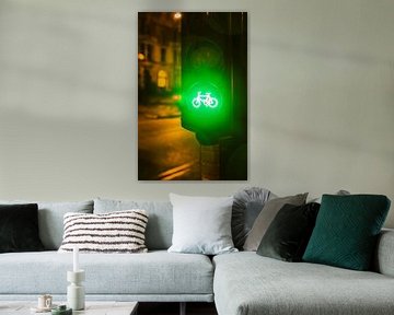 Raindrops traffic light by Stefano Scoop