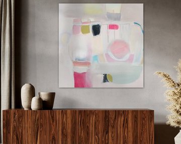 Abstract schilderij "Pastel" van Studio Allee