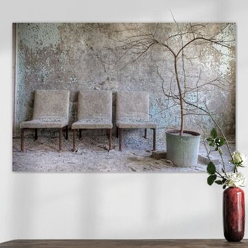 Waiting room in Chernobyl hospital