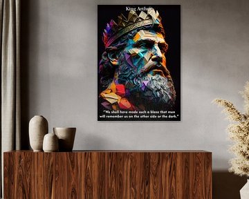 King Arthur Quotes by WpapArtist WPAP Artist