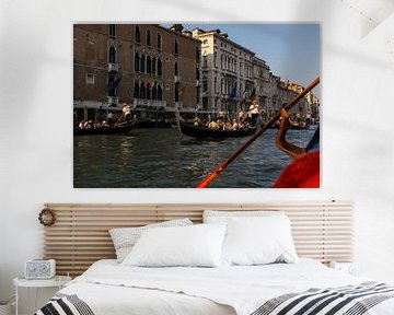 Gondeln Grand Canal Venedig von Wijgert IJlst