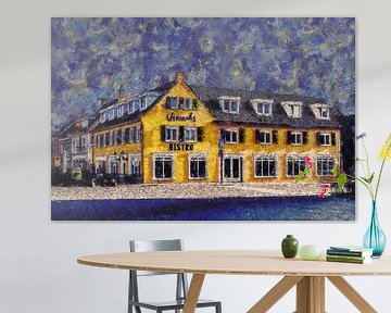 Le bistrot de Vincent à Etten-Leur (peinture dans le style de Vincent van Gogh)