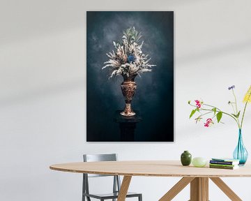 Blue Savanna dried flower bouquet by Steffen Gierok