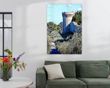 Ein Turm in La Rocca Castiglione Del Lago von Dorothy Berry-Lound