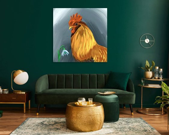 Example of the artwork in a room