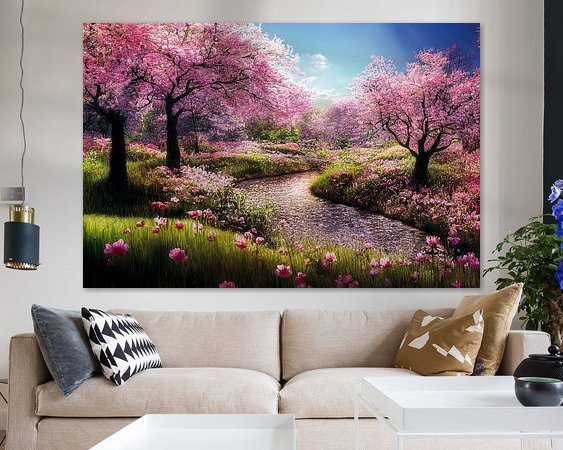 Example of the artwork in a room