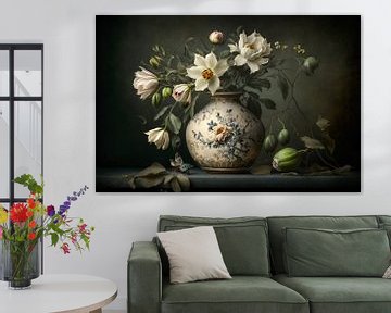 Still life | New masters | Flowers by Digitale Schilderijen