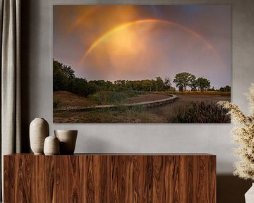 Regenboog boven Torwoud van Glenn Vanderbeke