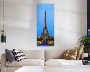 Tour Eiffel impression d'artiste sur Sean Vos