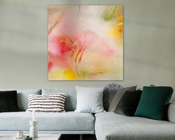 Fleurs en glace : couleurs pastel au printemps sur Carla Van Iersel