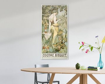 Cognac Bisquit van Alphonse Mucha van Peter Balan