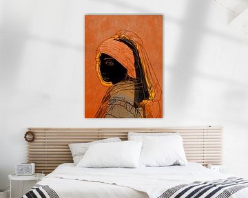 The Girl with the Pearl Earring inspireert roest... van Mad Dog Art