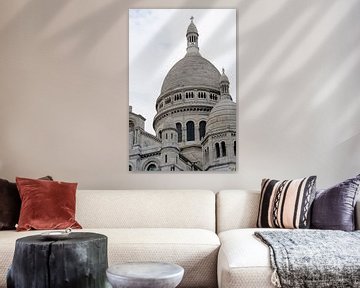 Detail van de Sacré Coeur in Parijs Montmartre van Sean Vos