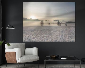 Winterlandschaft mit Schnee von Mustafa Kurnaz