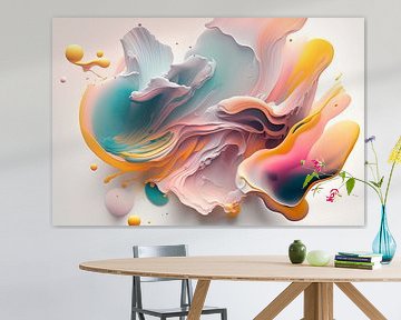 Abstraktes Pastell von Fotografie Gina Heynze