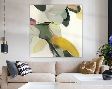 Botanisch abstract in aardetinten van Studio Allee