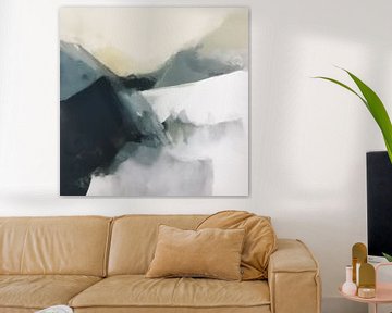 Abstract landscape in earth tones by Studio Allee
