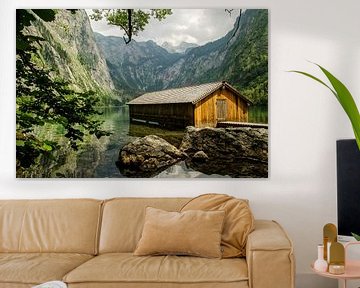 Boathouse at Obersee by Wil van der Velde